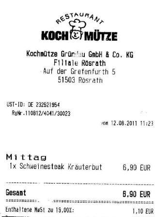 fleh Höffner Kochmütze Restaurant